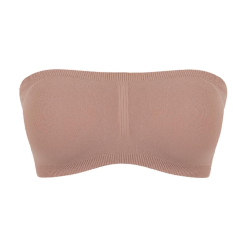 Top Tomara Que Caia Modelo Faixa Trifil Basica Lisa Feminino Com Bojo Removivel e Lateral Canelada