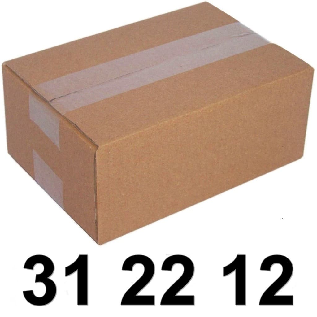 25 Caixas de Papelão 31x22x12 cm Reforçadas para Envio e E-commerce 31 X 22 X 12