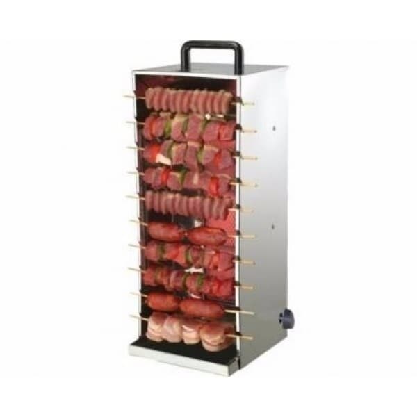 Churrasqueira Para 10 Espetinhos A Gás Aço Inox