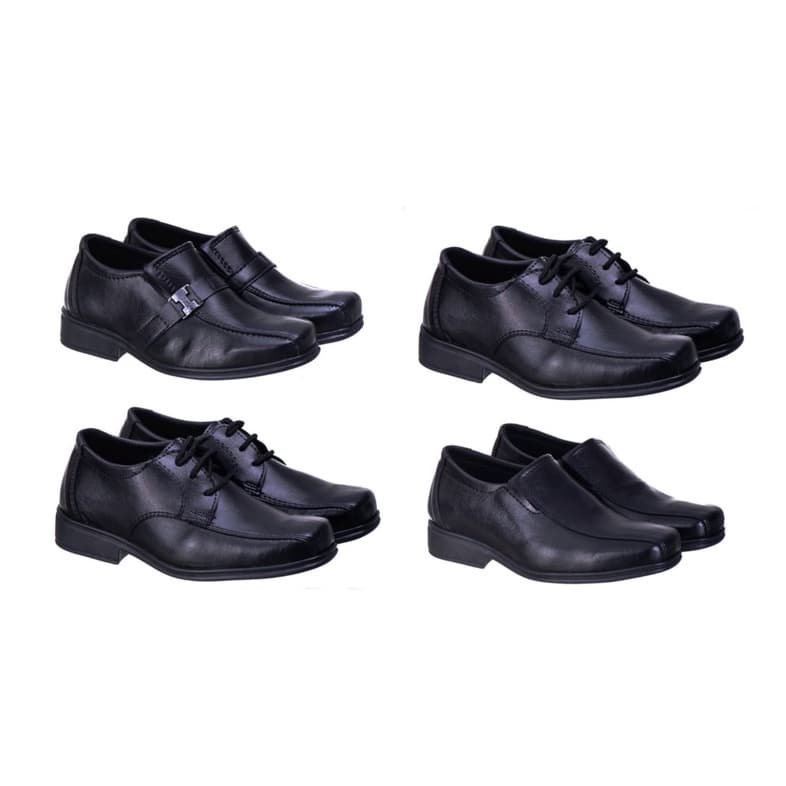 Kit 2 Pares De Sapato Social Masculino Infantil Do 21 Ao 36