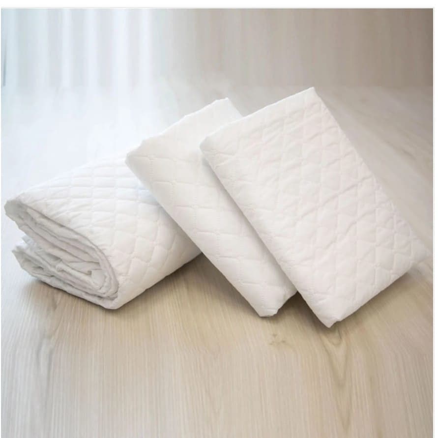 Protetor para Berço Branco 1.30m x 0.70cm Impermeável.