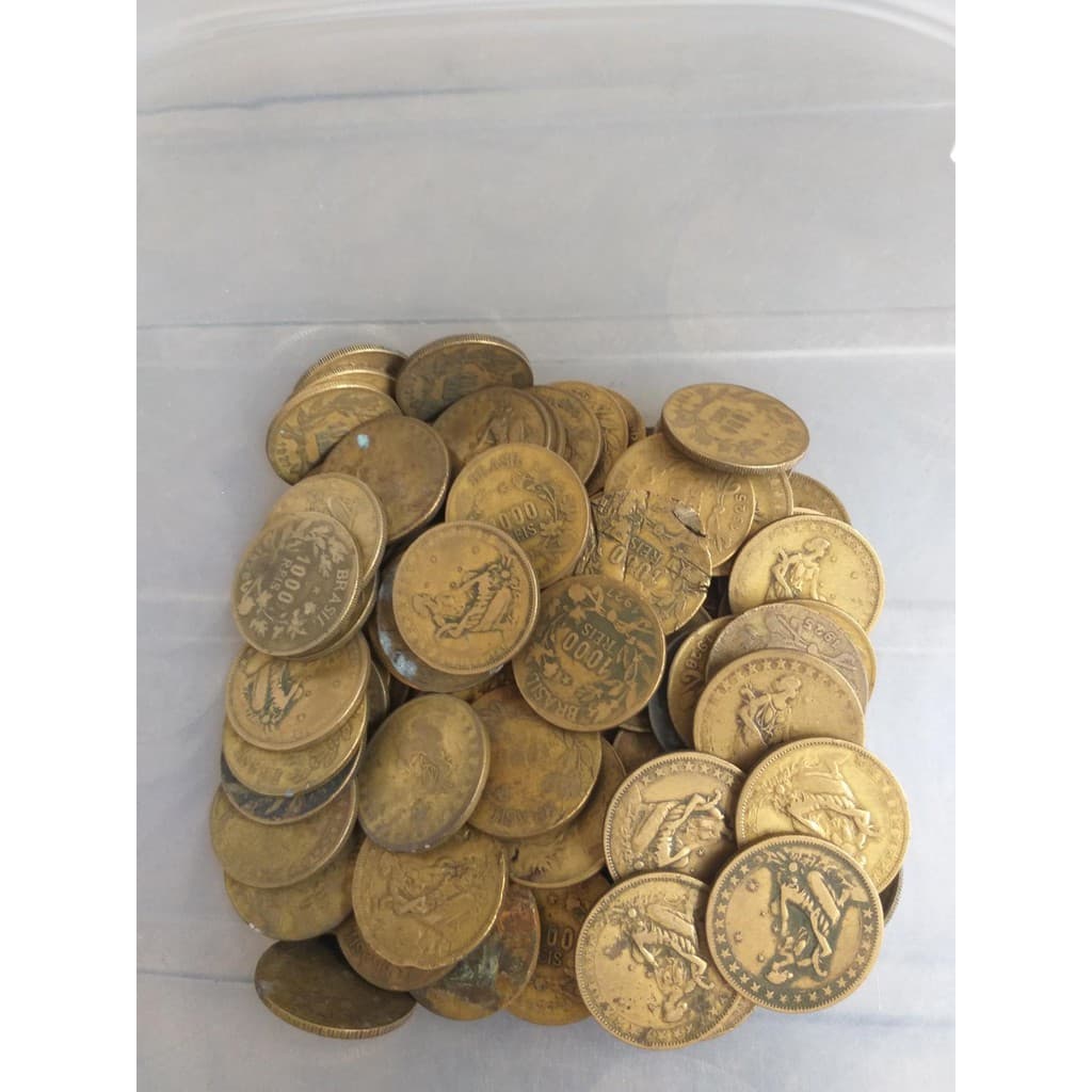 25 moedas de 1000 reis da fortuna