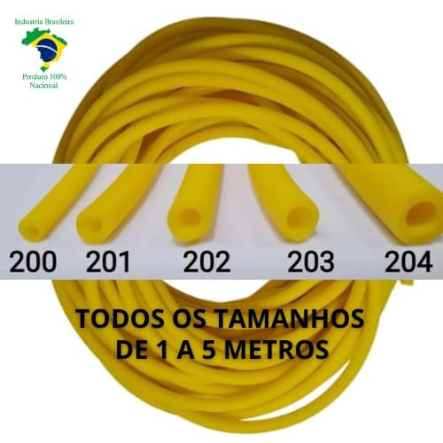 Tubo de Látex 200 201 202 203 204 de 1 á 5 metros em Promoção Garrote Borracha Elástico Estilingue