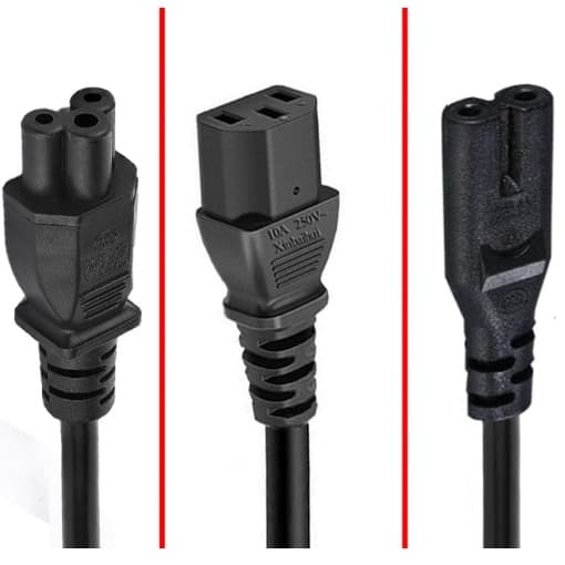 Cabo de Força Para PC Computador Fonte de Notebook TV Radio Video Game Tomada Aparelhos Eletronicos