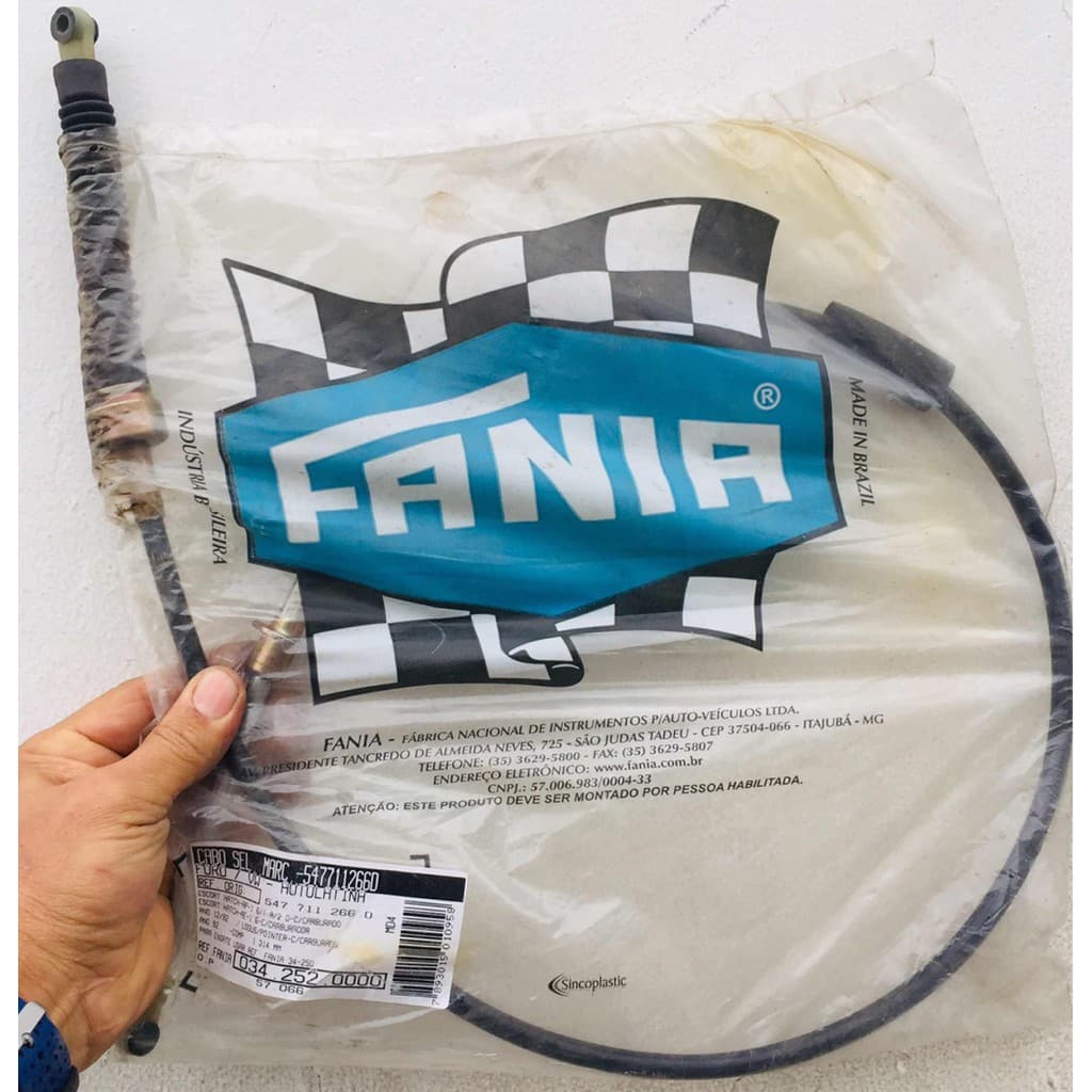 Cabo Seleção Marcha Logus Pointer Carburado 92...fania 34252