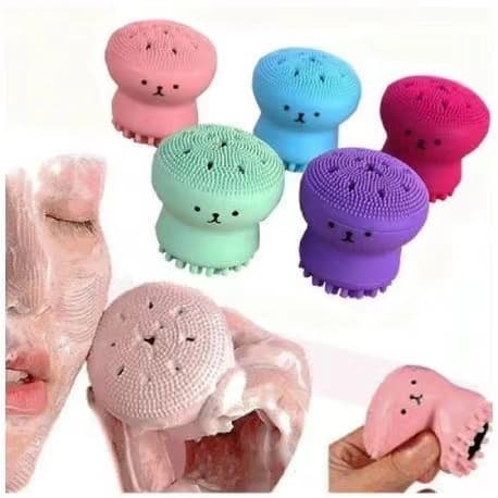 Esponja De Limpeza Facial Esfoliante Massageador Rosto Polvo CORES ENVIADAS ALEATORIAS