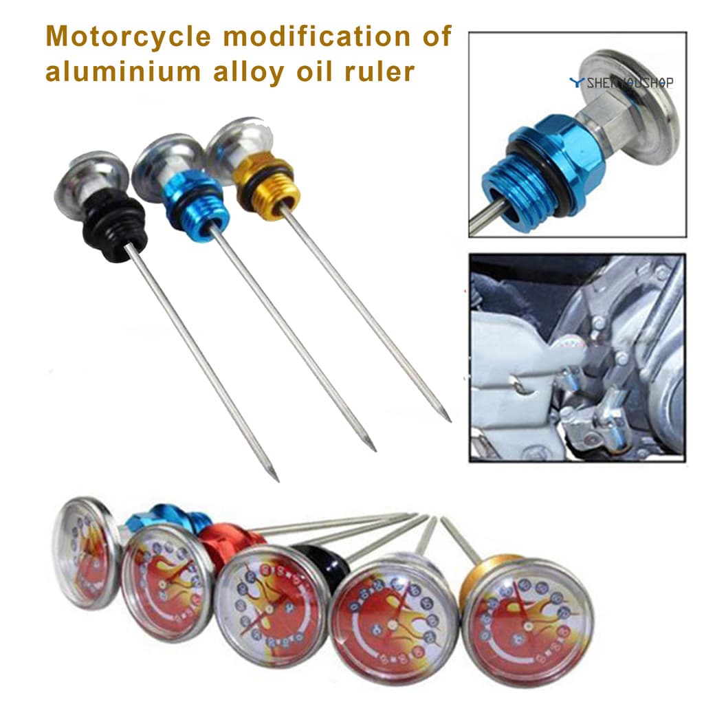 SHENYOU Medidor De Temperatura Para Tanque De Óleo De Motocicleta Cnc De Liga De Alumínio