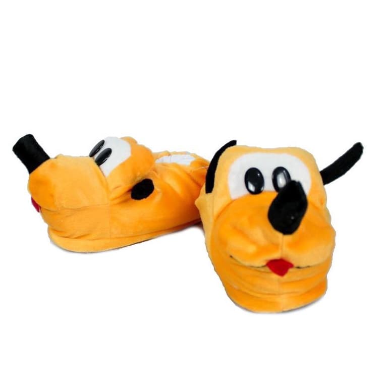 Pantufas quentinhas Pluto amarelo