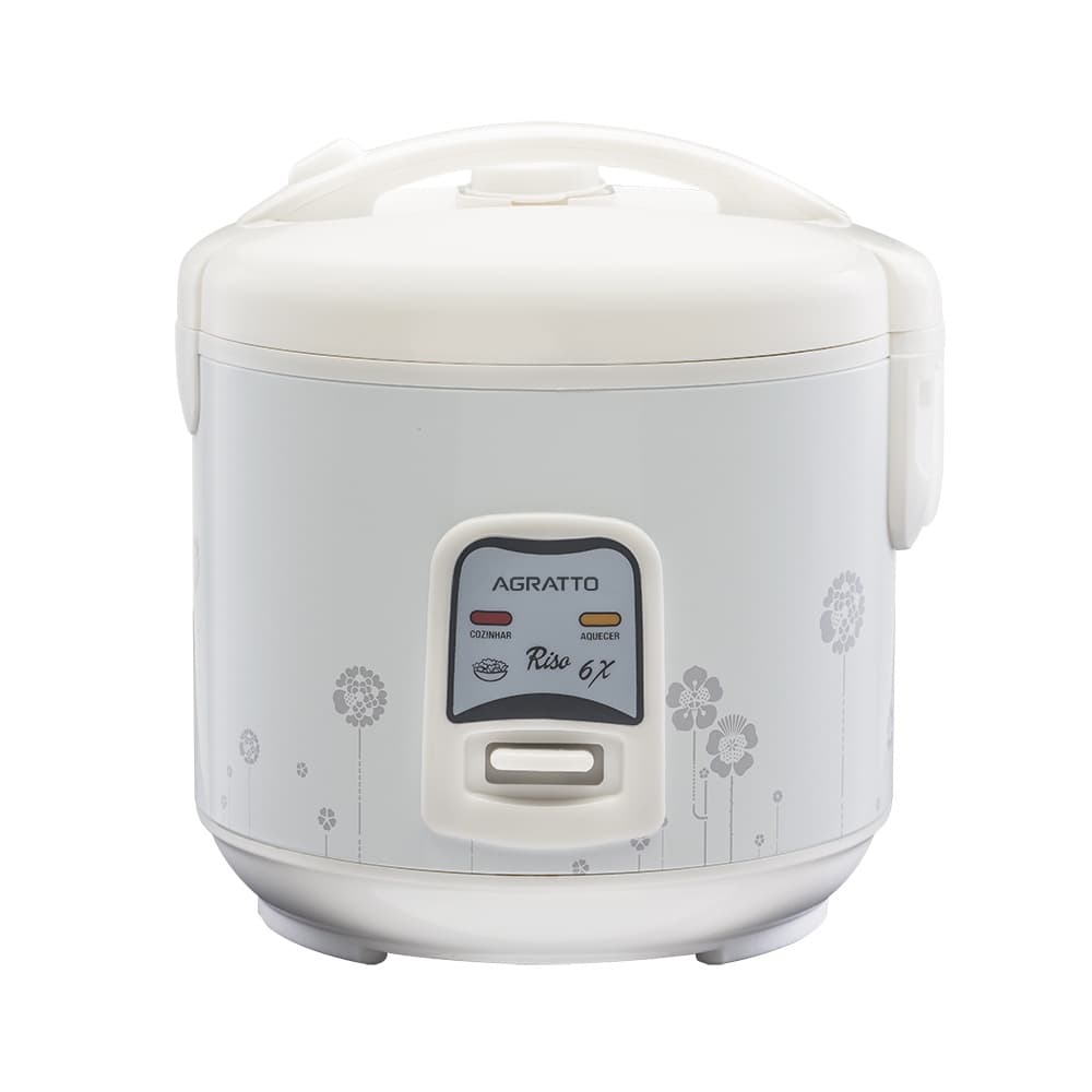 Panela Elétrica de Arroz Riso Agratto – 6 Xícaras | Branca