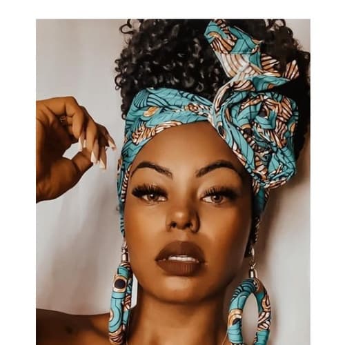 Faixa Turbante / Turbante Afro Aramado