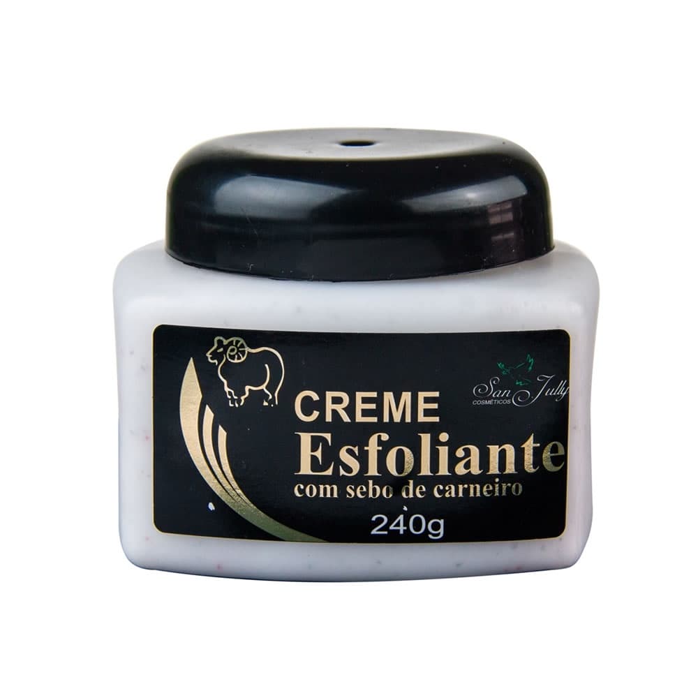 Creme Esfoliante com Sebo de Carneiro 240g - San Jully