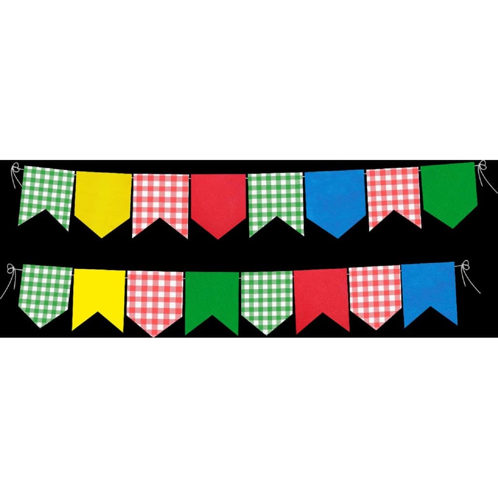 Bandeirinha Festa Junina Em Tnt 10 Metros Colorida E Xadrez