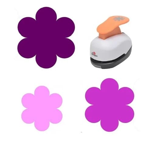 Cortador Eva E Papel Scrapbook - flor 6 pétalas 1,6cm 16mm