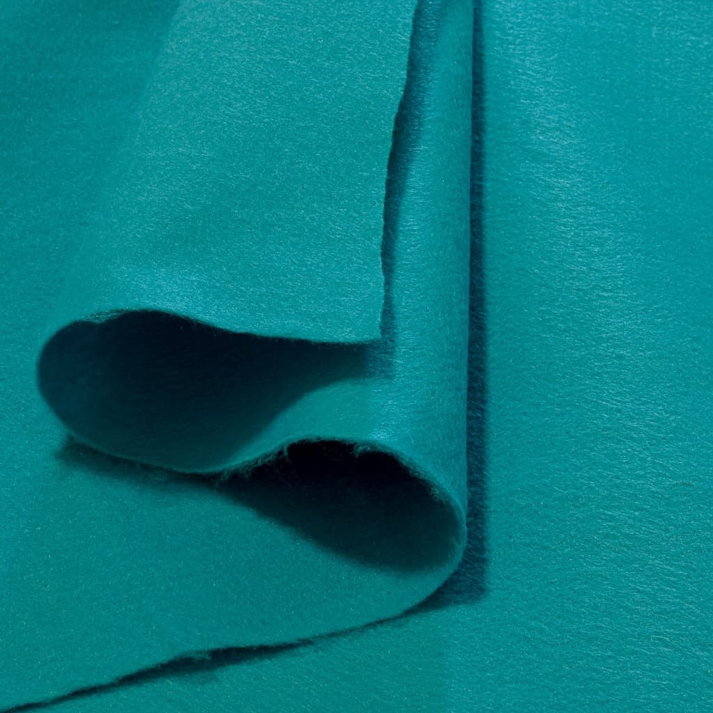 1 Metro Tecido Feltro Grosso Liso 100% Poliéster Azul Turquesa