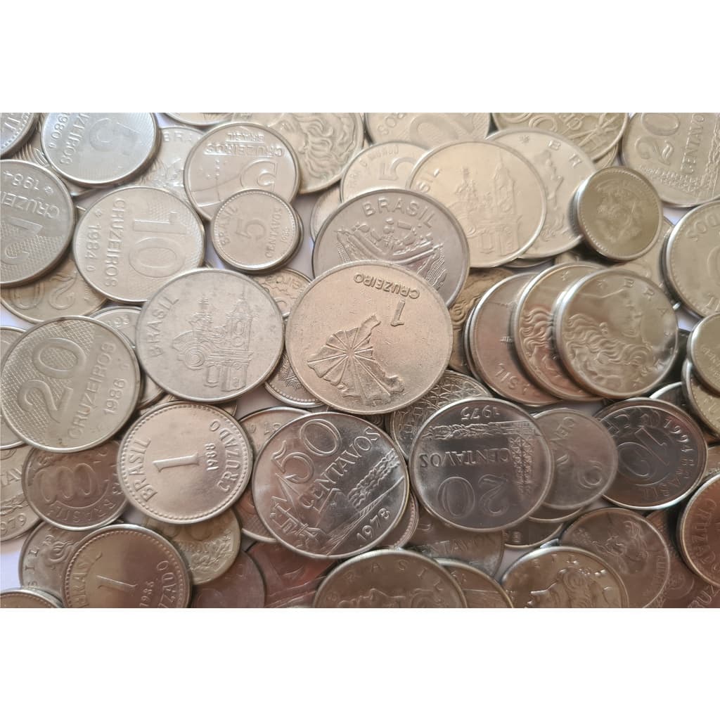 Moedas Antigas Avulsas ( De 1984 a 1994 ) Cruzeiros Cruzados Centavos Sem Repetição - Escolha