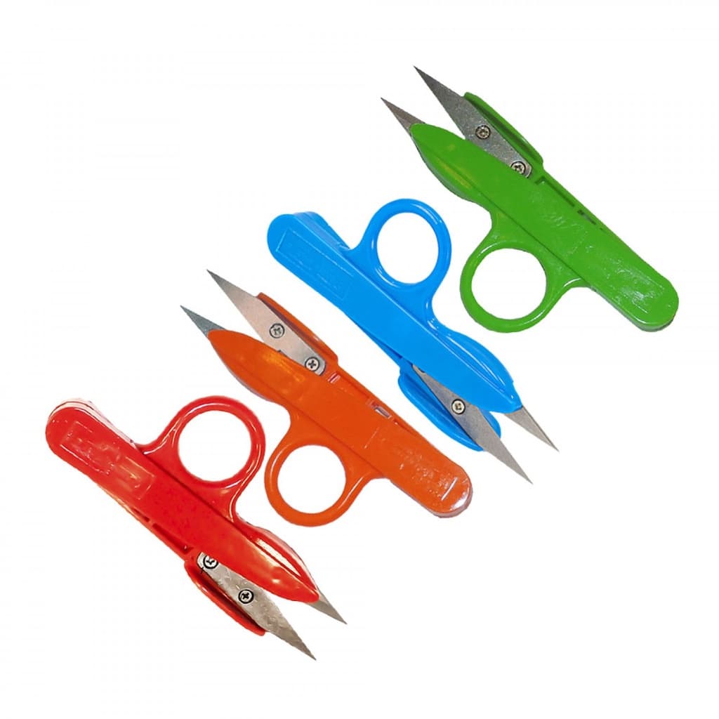 Tesoura de Arremate Linhas Golden - Corte de Pavio Cabo Plastico cores variadas 1UN