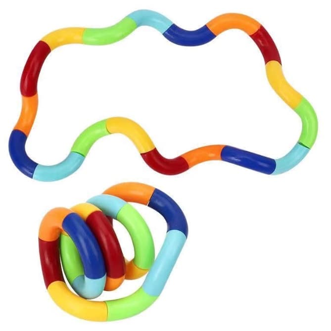 FIDGET Brinquedo De Torção Articulados Colorido Antiestresse Enrolamentos Para Adultos/ Crianças