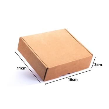 Caixa de Papelão 16x11x3 cm - Kit 150 Unidades - E-commerce