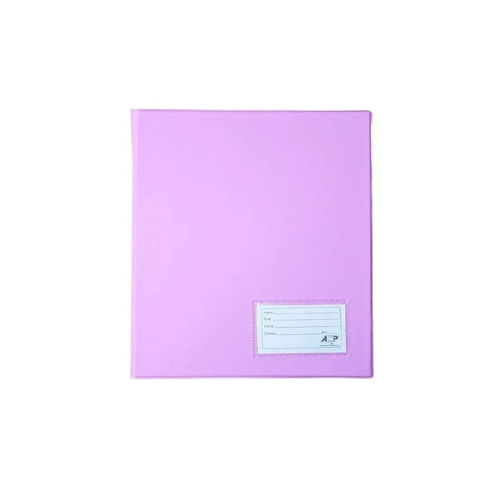 Pasta Catálogo Lilás A4 Com Visor E 20 Envelopes Acp