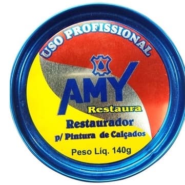 Graxa Amycrom 140gr para Bolsa Sapato Calçado Coturno Cinto Pasta Mala - Amy