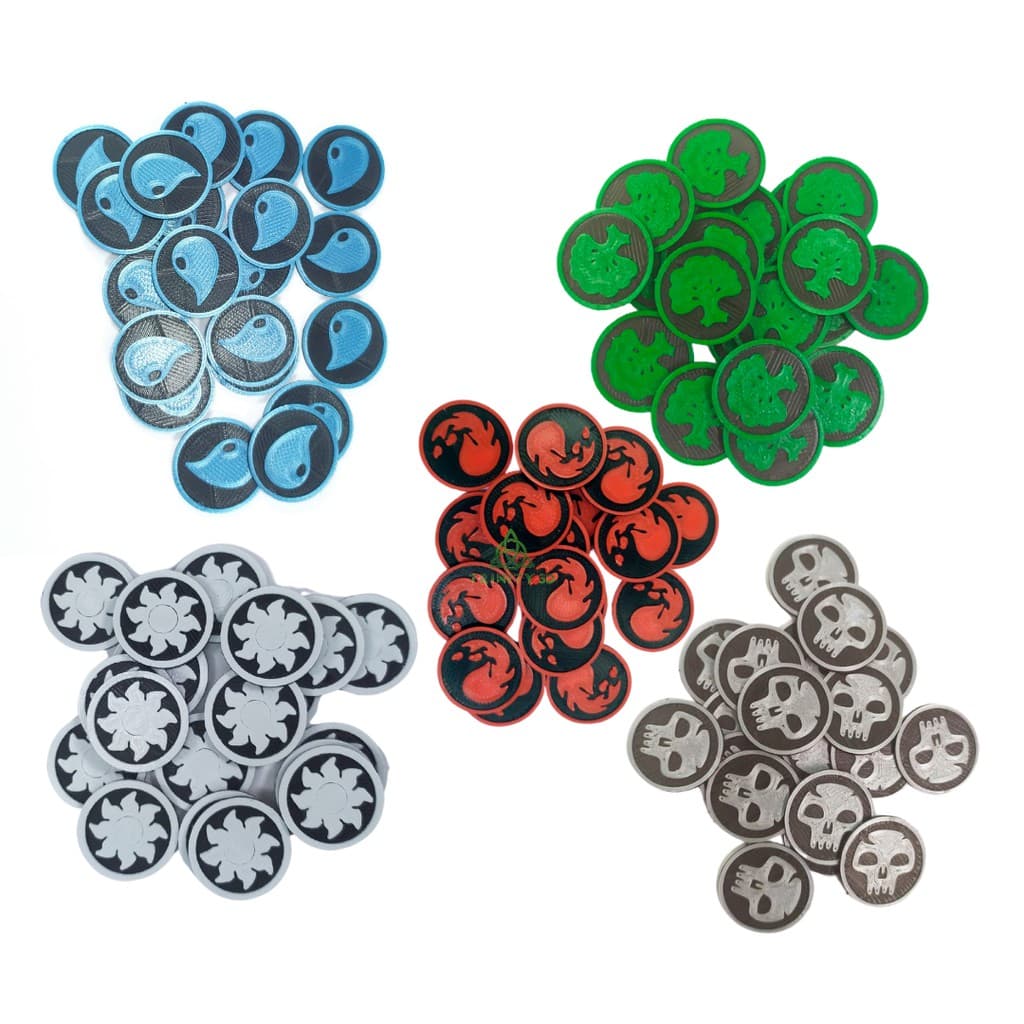 Magic: The Gathering Card Game - Tokens de Mana 3D