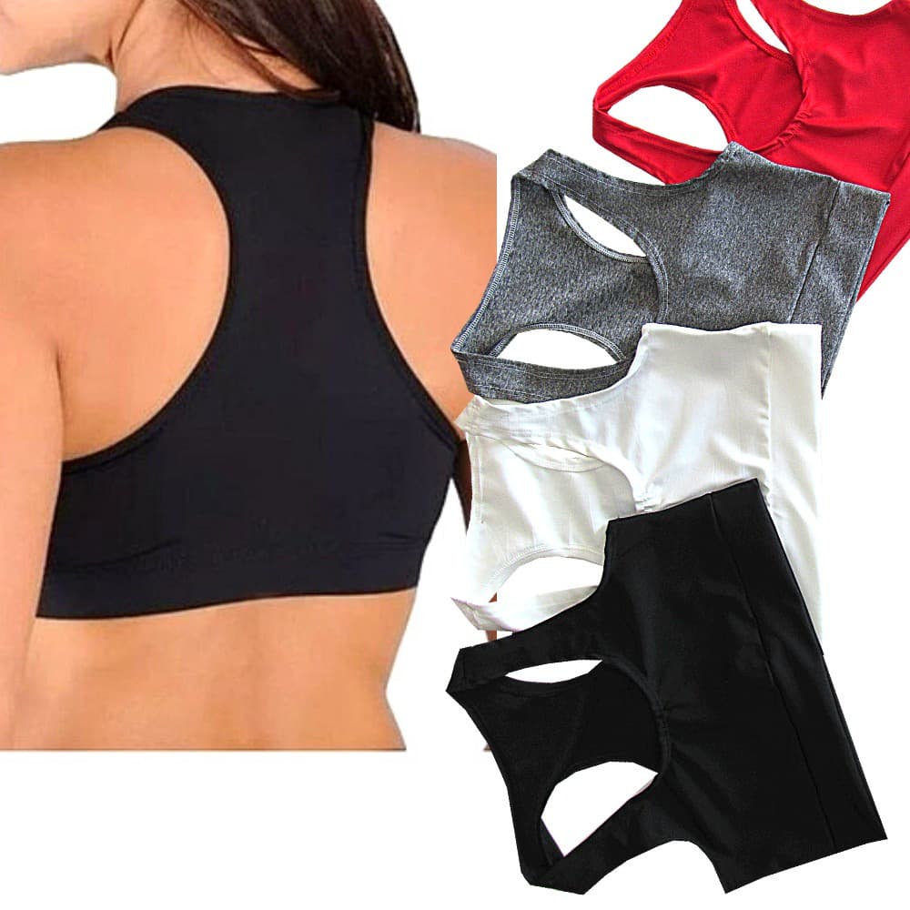 Kit 2 Ou Apenas 1 Top Nadador Suplex Liso Academia Fitness Roupas Femininas