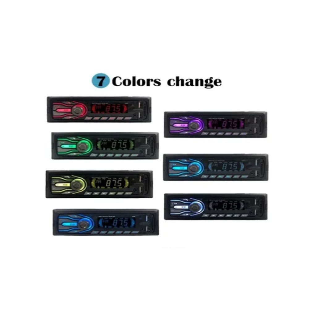 Som Automotivo First Option 5566SE Com 2 Usb, Bluetooth Leitor De Cartão Sd 7 Cores Display