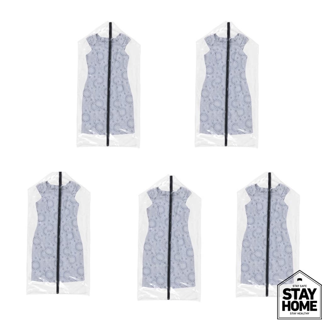 5 Capas Protetoras para Vestido Transparente