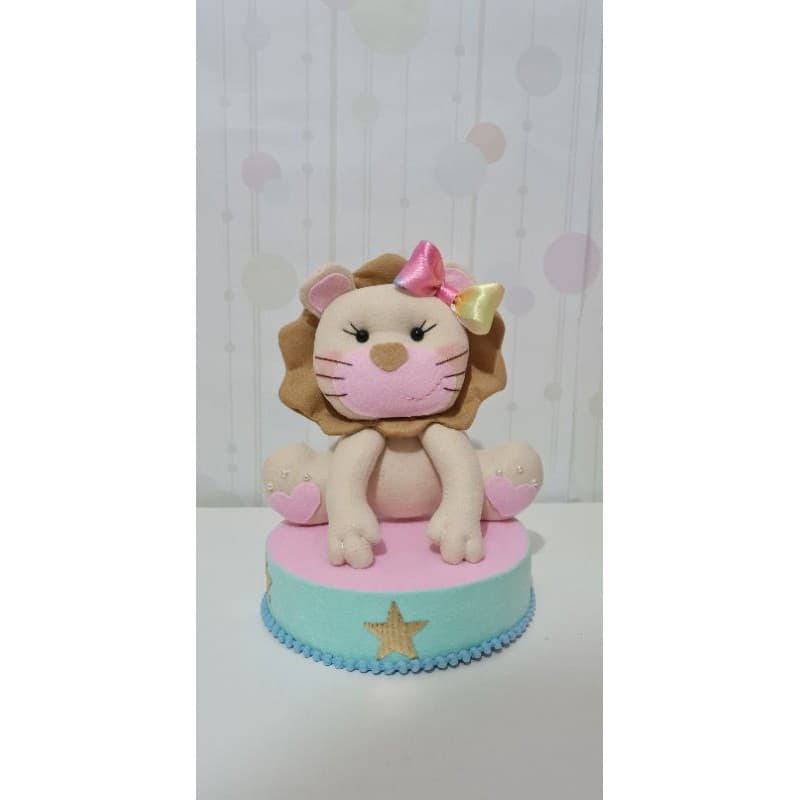 Circo Rosa em Feltro 10 unidades.