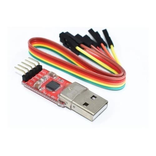 Modulo Conversor Usb 2.0 P/ Rs232 Ttl Uart 5 Pinos Cp2102 [ Código 40 ]