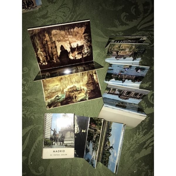 30 cartões postais Antigos Espanha Madrid madri cuevas del drach post card cartão postal