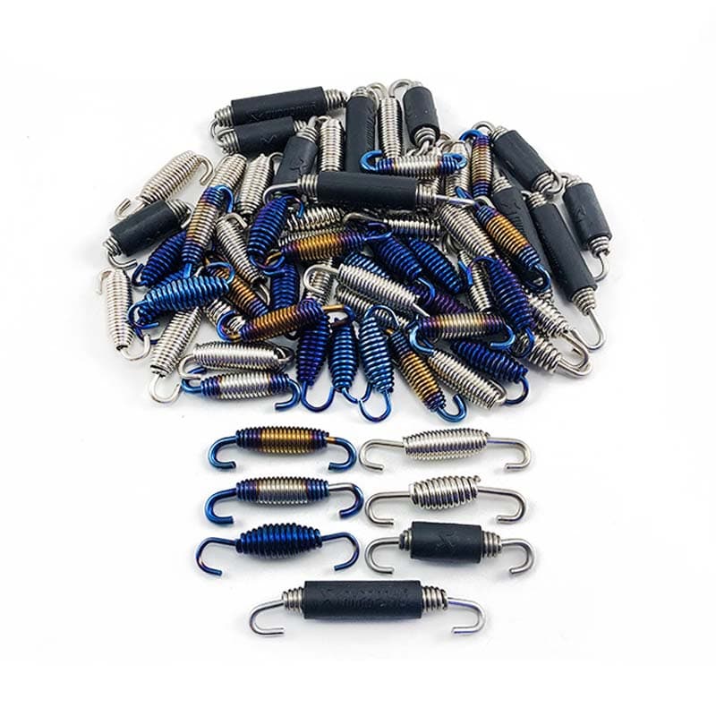 Molas De Escape Da Motocicleta De Aço Inoxidável Frente Tubo De Escape Ligação Do Meio Rotativo Molas De Metal