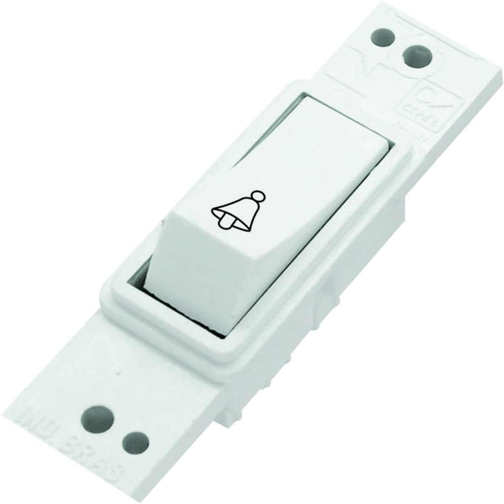 Interruptor 1 Tecla Campainha Sistema X Bco S/ Placa Radial