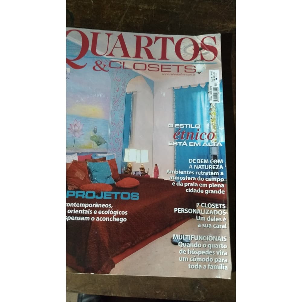 Revista QuartosClosets 18 Projetos/Compre 3 Ganhe1