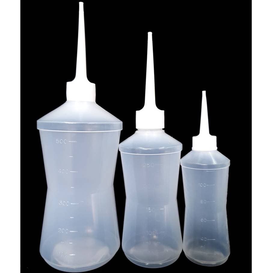 Frasco Almotolia Plástica DIVERSOS TAMANHOS, para cola, óleo, alcool ... etc -  UNIDADE