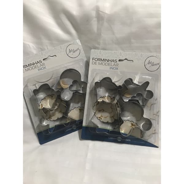 Forminha Para Modelar  Inox 4pçs