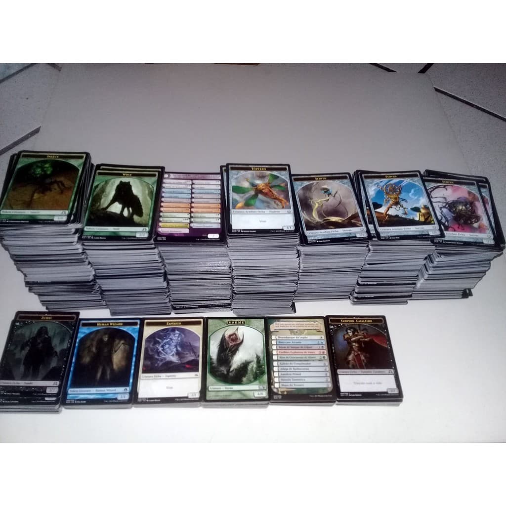 Lote 50 Tokens Fichas Card Game Magic Mtg