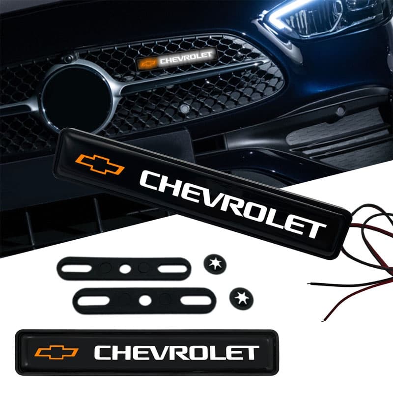 Decorativas De Carro Capô Dianteiro LED Emblema De Grade De Decoração De Crachá Para Chevrolet lacetti cobalt Acessórios