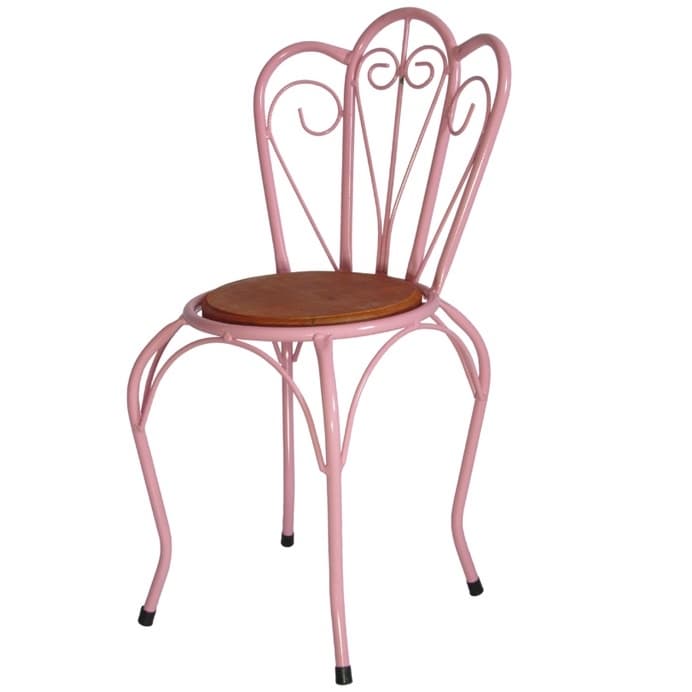 Assento Infantil Cadeira Em Madeira E Ferro Peças Coloridas Para Meninos E Meninas Crianças