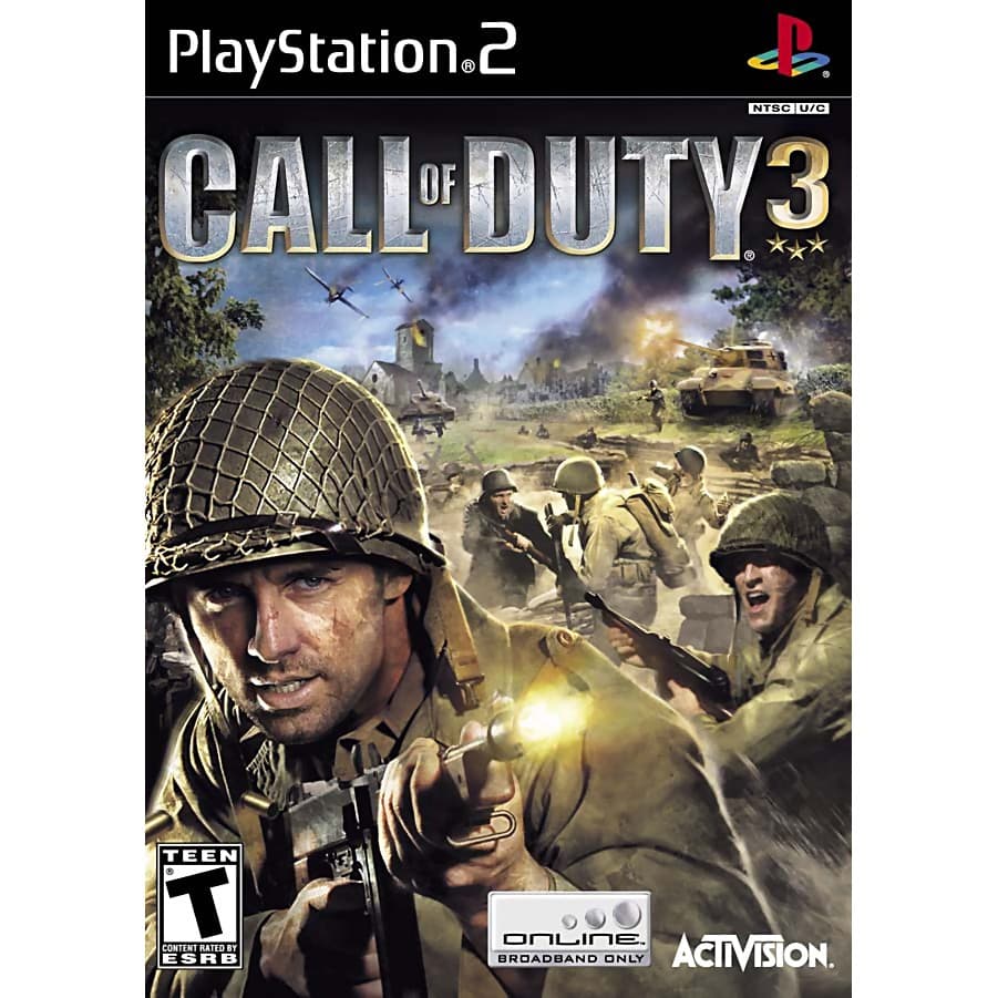 Call of Duty 3 jogo playstation ps2