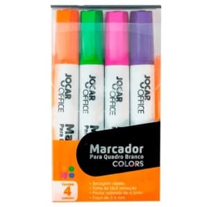 Marcador Para Quadro Branco Colors - Jocar Office-