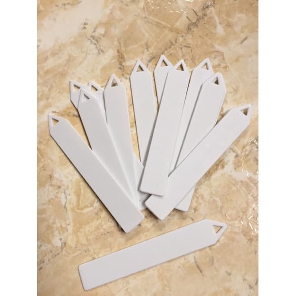 50 Etiquetas / Placas de identificação de plantas.