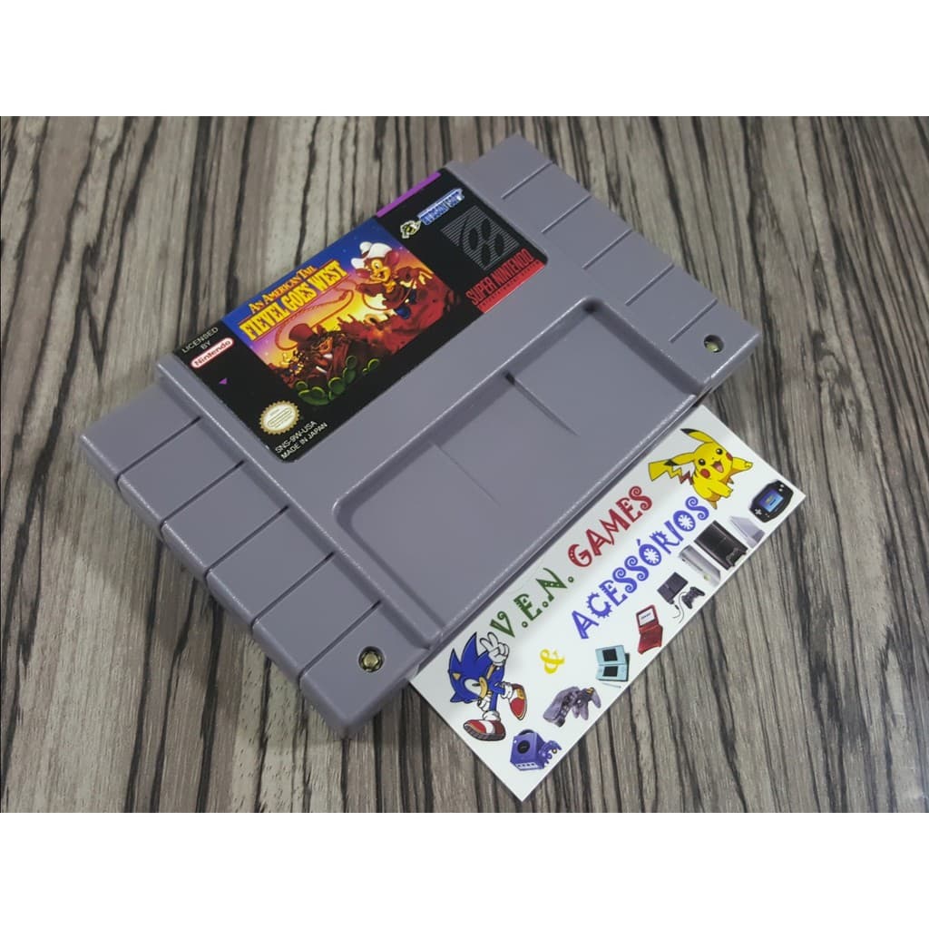 AN AMERICAN TAIL FIEVEL GOES WEST P/ SUPER NINTENDO + GARANTIA!!!!!