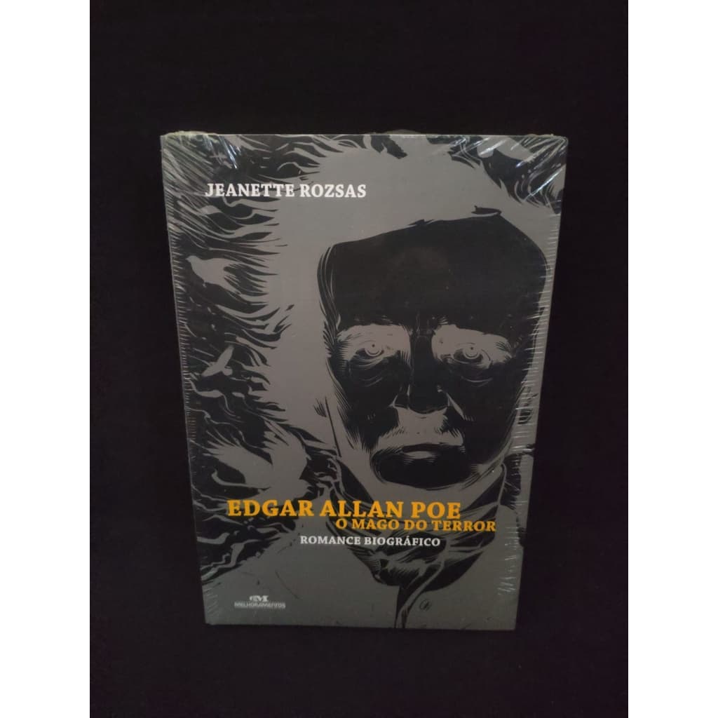 Livro Romance bibliográfico "Edgar Allan Poe - o mago do terror" - Janette Rozsas + Brinde