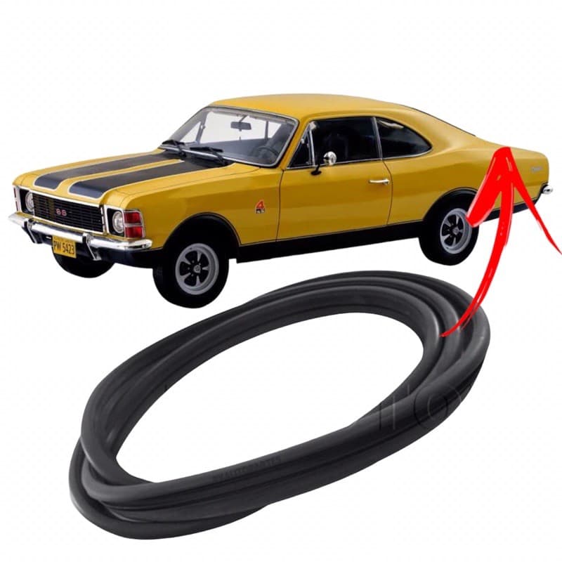 Borracha vedação tampa porta-malas Opala 2/4 portas ano 68 até 79