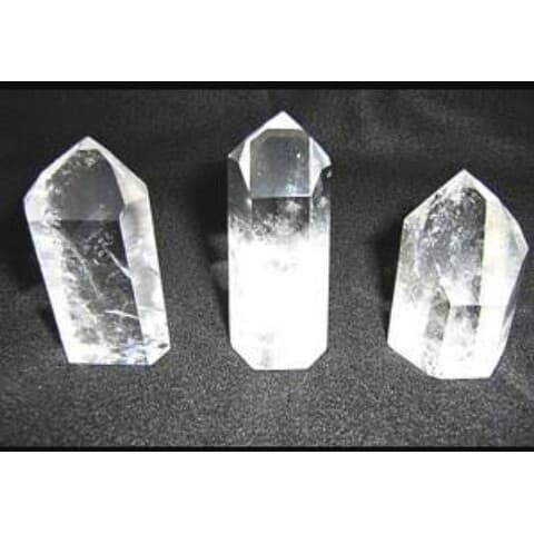 3 pontas quartzo cristal lapidada gerador mandala Reiki mesa radionica obelisco de cristal
