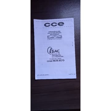 Manual De Instruções Cce Tv Em Cores Hps-2071/1470