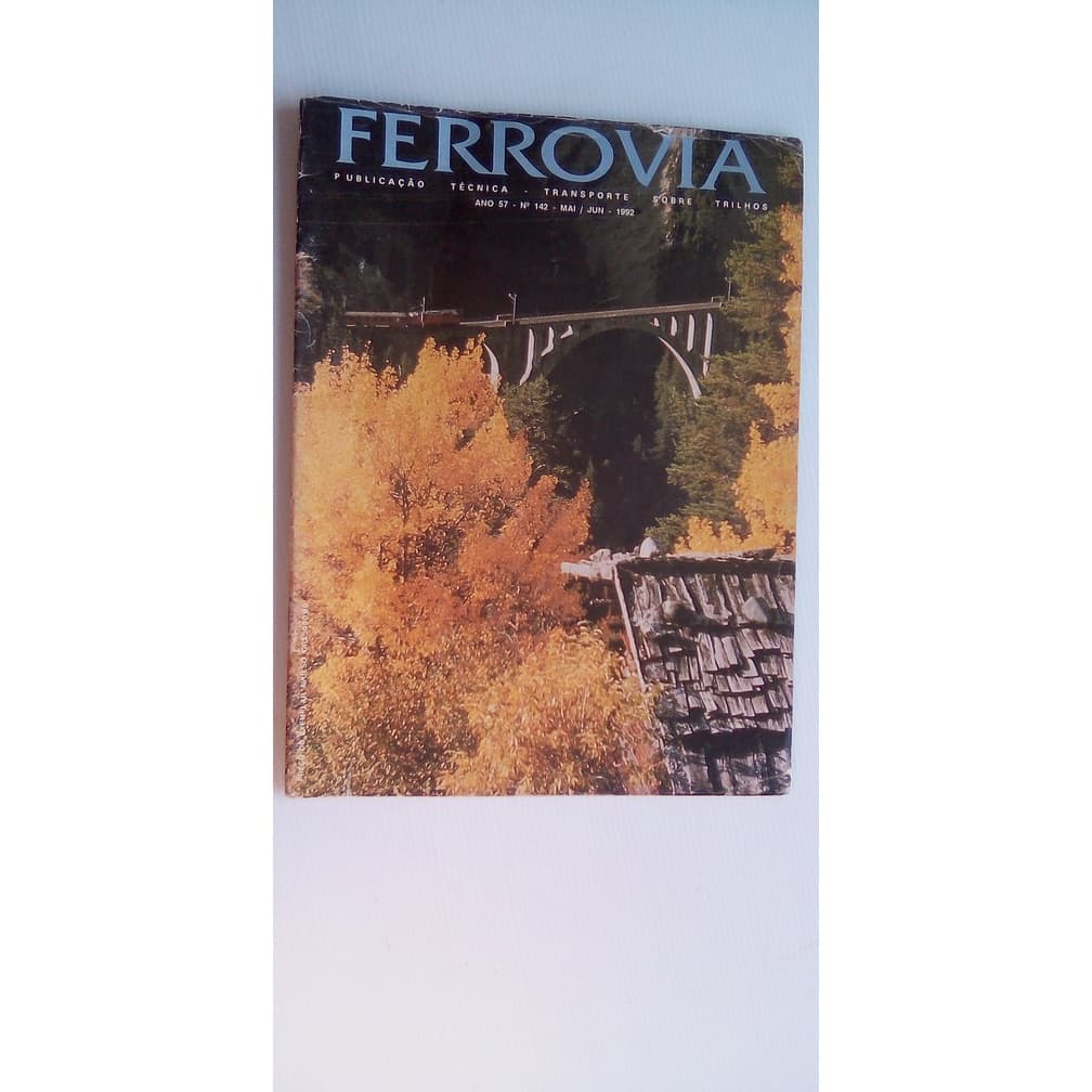 Revista - Ferrovia 142 - Trem - Trilhos - Super Safra - 1992