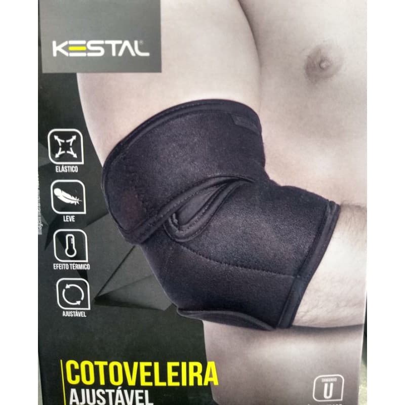 Cotoveleira De Neoprene Ajustável Kestal Top Bilateral 012