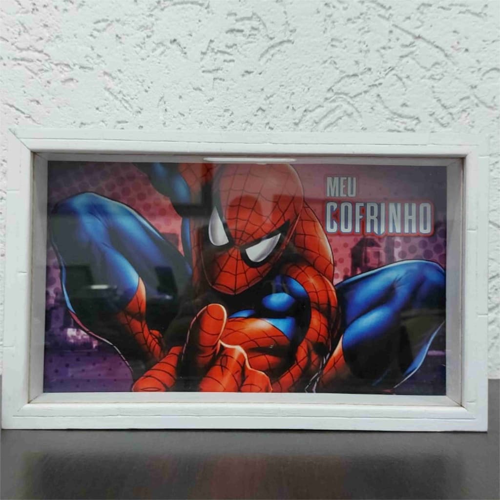 Quadro Cofre Homem Aranha